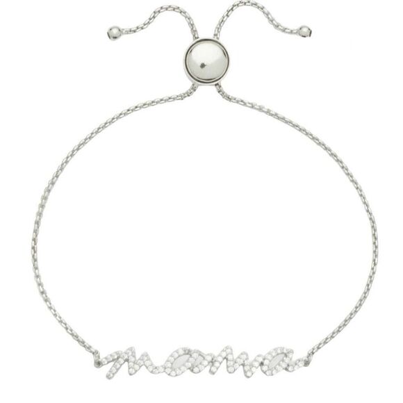 Sophie Harper Baguette and Pave MAMA adjustable bracelet - Picture 1 of 5